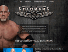 Tablet Screenshot of billgoldberg.com